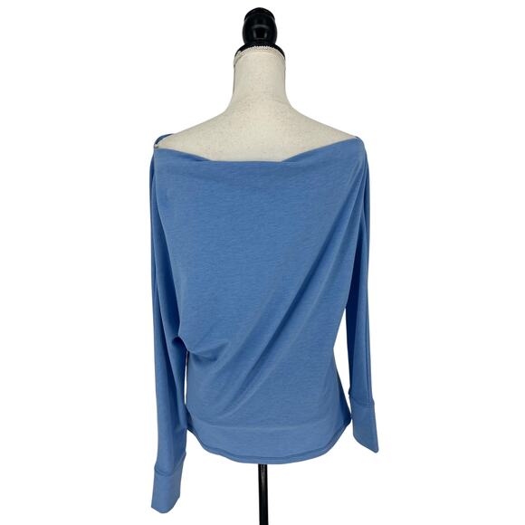 Lilly Pulitzer Sheera Off-Shoulder Top in Blue - Picture 8 of 9